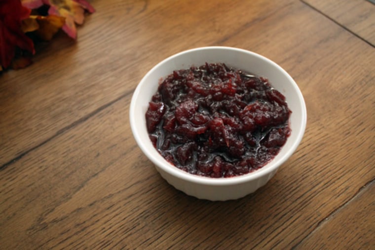 cranberry sauce