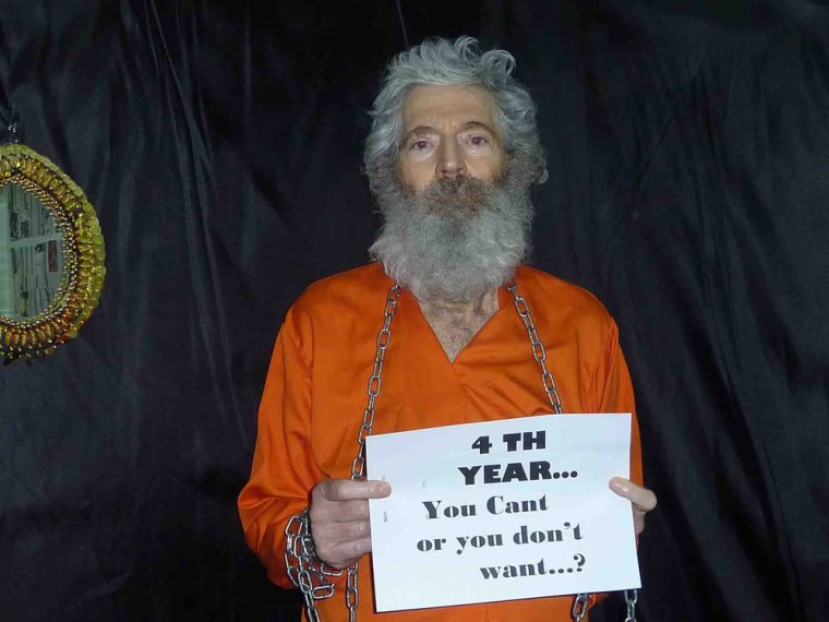 This undated photo shows retired-FBI agent Robert Levinson, who went missing on the Iranian island of Kish in March 2007. Levinson's family received this and other photographs of him in April 2011.