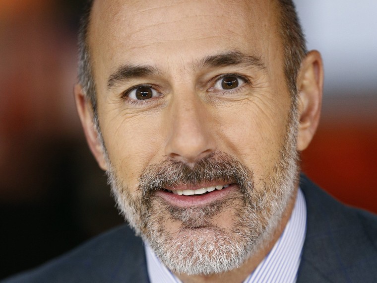 Image: Matt Lauer with a beard