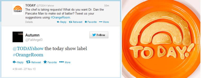 Dan the Pancake Man created the TODAY show design.