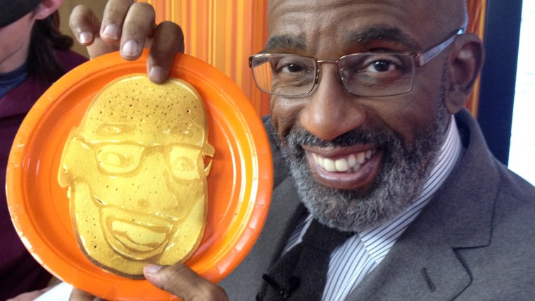 Al Roker with his pancake face.