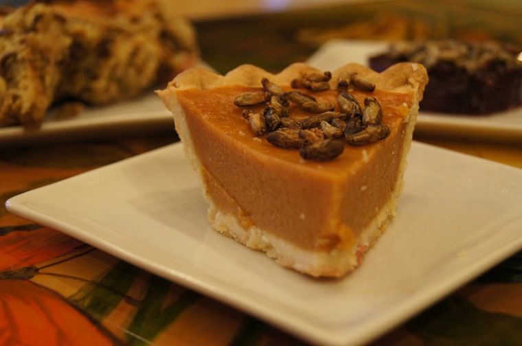 Cricket pumpkin pie.
