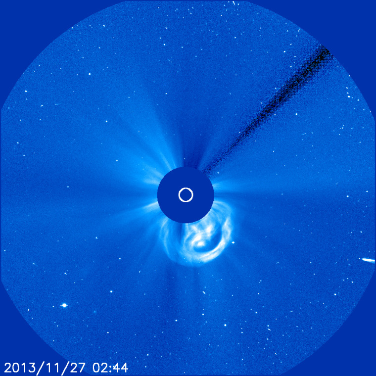 Image: ISON and SOHO