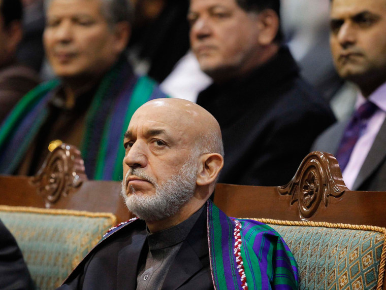 Afghan President Hamid Karzai condemned an airstrike against an insurgent that killed a child.