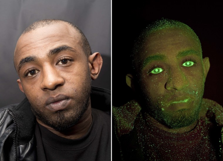 Yafet Askale, 28, was convicted of stealing from a car after he was sprayed with SmartWater. Ultraviolet lights showed Askale had been covered with the substance.