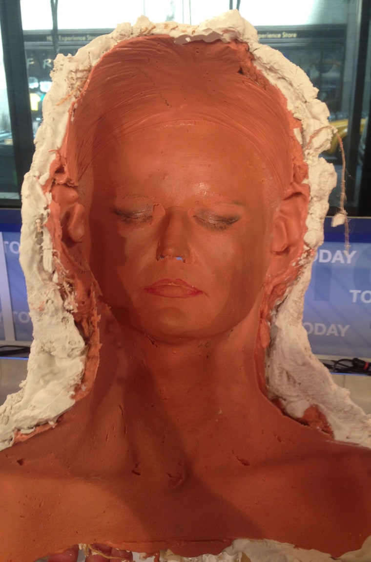 Image: Mold of Savannah Guthrie's face