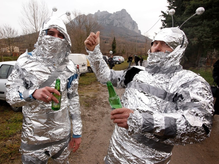 Image: Tinfoil suits in Bugarach