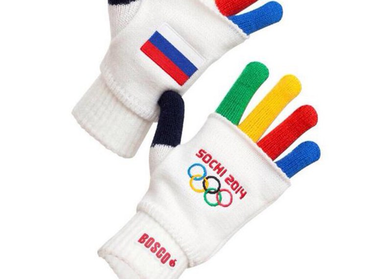 Piggybacking on the success of the red Team Canada mittens at the 2010 Winter Olympics, the Sochi 2014 organizers will be selling colorful mittens available in the flag colors of more than 80 nations.