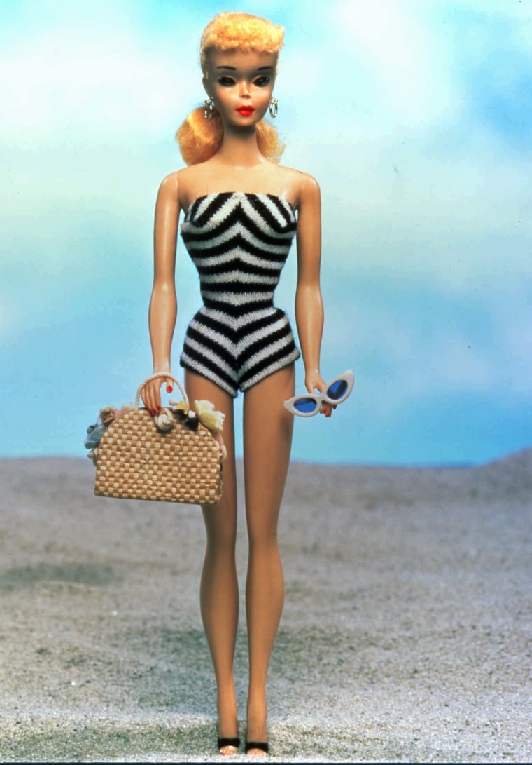 A 1959 photo of the original Barbie doll. (AP Photo/ho)