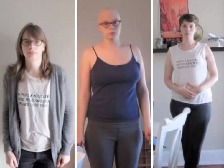 Emily Helck chronicled a year after being diagnosed with breast cancer in this video.