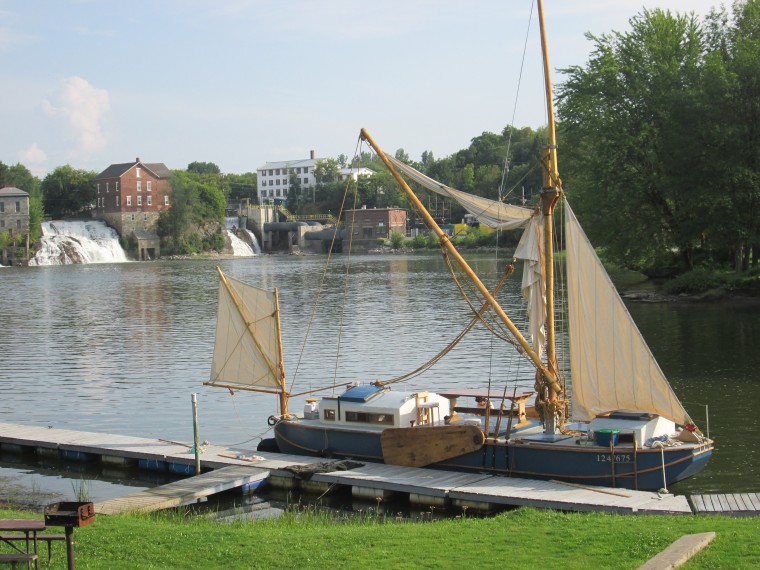 The Ceres is seen docked on Otter Creek at Vergennes Falls, Vt., in this September 2013 photo.