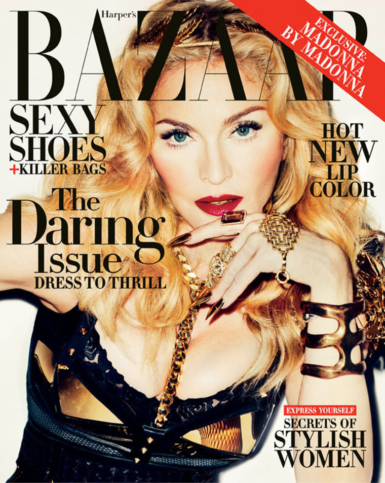 Madonna reveals personal details of her life in an essay for Harper's Bazaar.