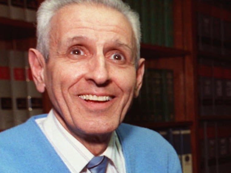 Dr. Jack Kevorkian poses with his