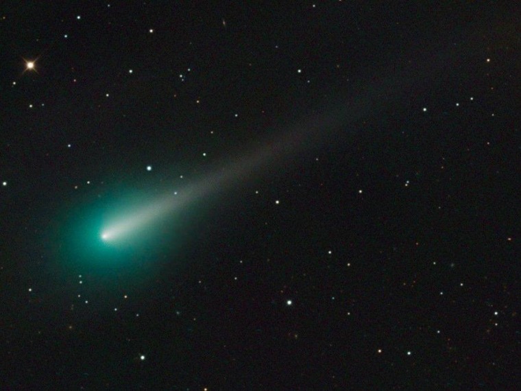 Astrophotographer Adam Block captured this view of Comet ISON on the morning of Oct. 8 with the 0.8-meter Schulman Telescope at the University of Arizona SkyCenter atop Mount Lemmon. Check out the SkyCenter gallery for the technical details.