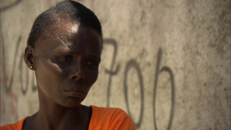 Felicia Paule, 45, lost a daughter, brother and nephew to cholera.