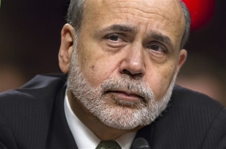 Federal Reserve Board Chairman Ben Bernanke testifies before the Joint Economic Committee about the nation's economy in this June 7, 2012, file photo. Bernanke's term ends in January.
