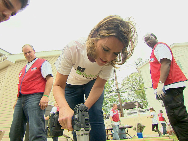 Savannah works on rebuilding homes damaged by Hurricane Sandy.