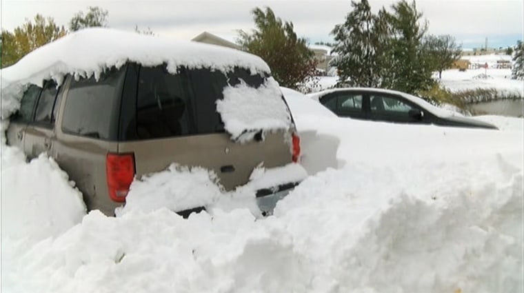 Rapid City and many other parts of South Dakota recorded record snowfall totals for the entire month of October in just three days over the weekend.