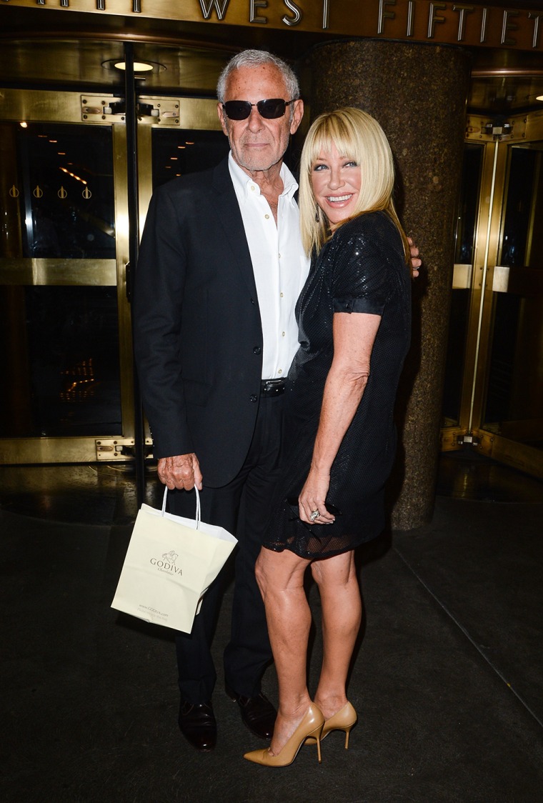 Suzanne Somers and her husband, Alan Hamel.