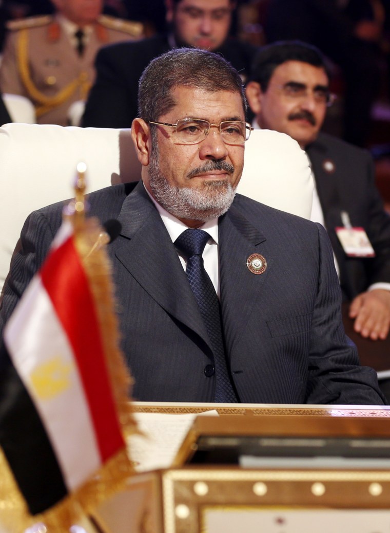 Former Egyptian President Mohamed Morsi will face trial on November 4.