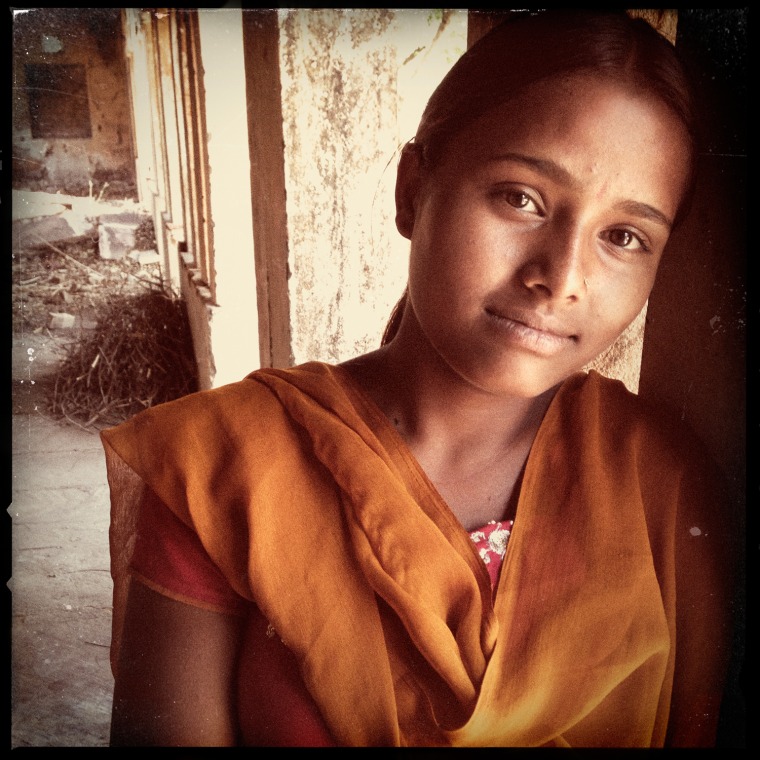 \"I came to school and told the girls 'I am about to get married,'\" said Rajyanti Bairwa, 17, above. \"I asked the girls to go to my parents and tell them not to let the marriage happen. With their help, I refused the marriage because I want to study and be something. In life I want to be a doctor.\"