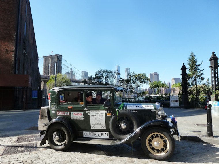 Vintage Adventurer Rod Wade and his co-driver Michael Flanders are attempting to drive their 1930 Ford Model A from New York City to Venice Beach, California in under 60 hours.
