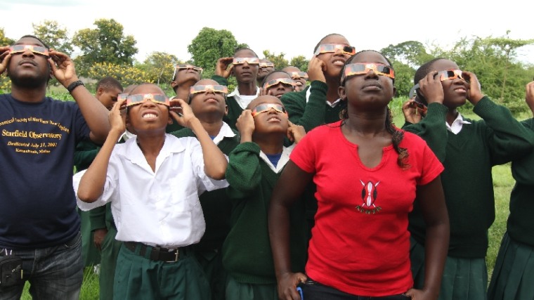 Image: Observing the sun