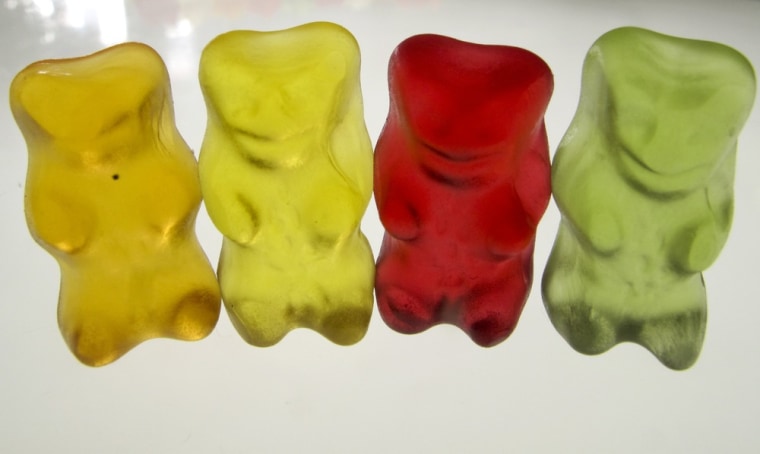 File photo of gummy bear (gummibaerchen) sweets made by the German manufacturer Haribo in Dortmund August 25, 2013. Hans Riegel, the man behind German...