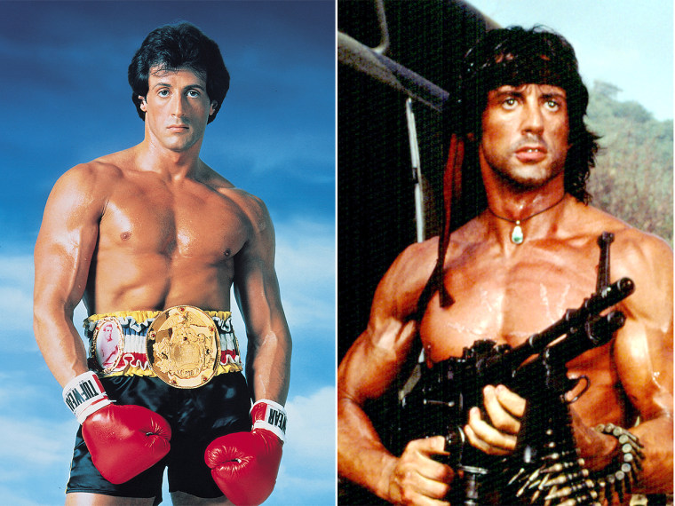 IMAGE: Sylvester Stallone as Rocky and Rambo