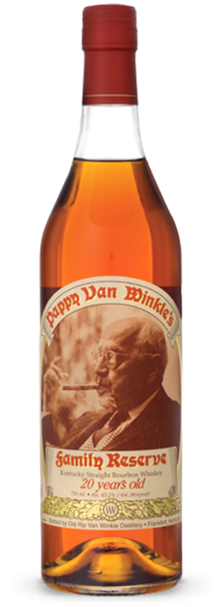 Pappy Van Winkle 20-Year Reserve Bourbon retails at $200 a bottle — and older bottles can sell for twice that.