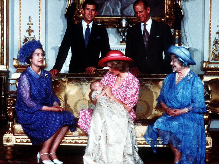 Image: Official family portrait from Prince William's christening