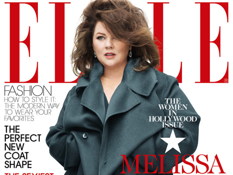 Melissa McCarthy on Elle cover