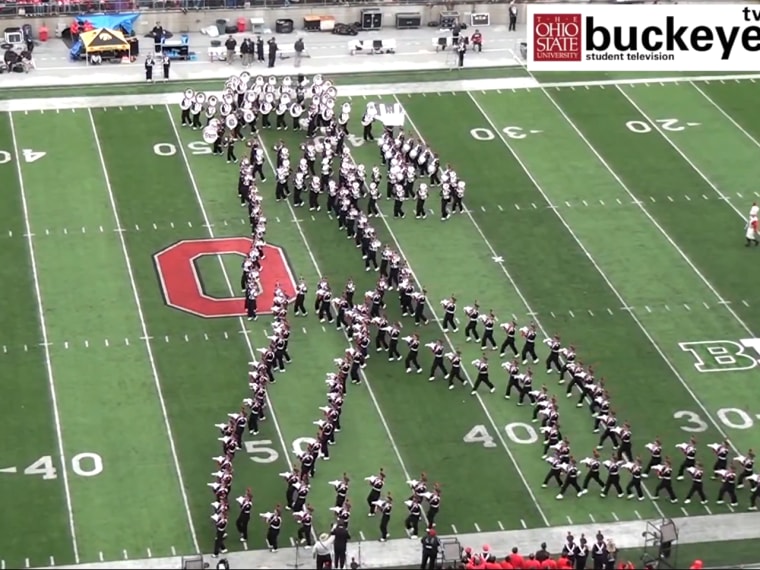 Ohio State University Marching Band.