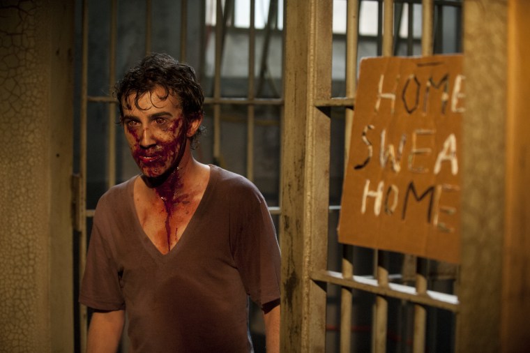 Vincent Martella plays a zombie on "The Walking Dead."