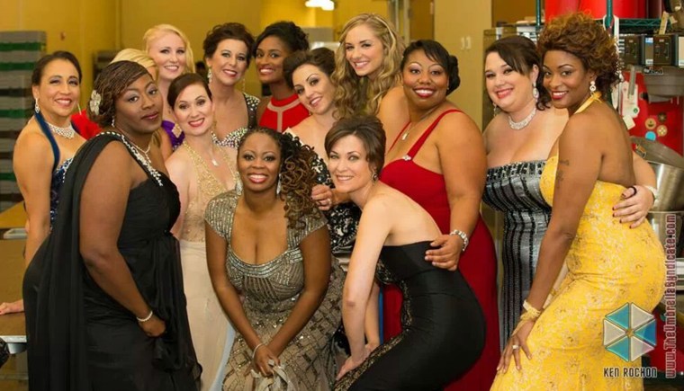Image: A total of 20 finalists competed in the Ms. Veteran America pageant in Leesburg, Va., on Oct. 13.