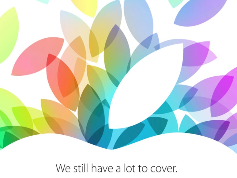 The press invite for Apple's Oct. 22 event promised