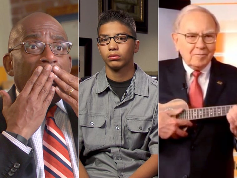 Al chats about his mother's lies, Nevada middle-schooler Jose Cazares recounts Monday's shooting and Warren Buffett plays the ukulele.