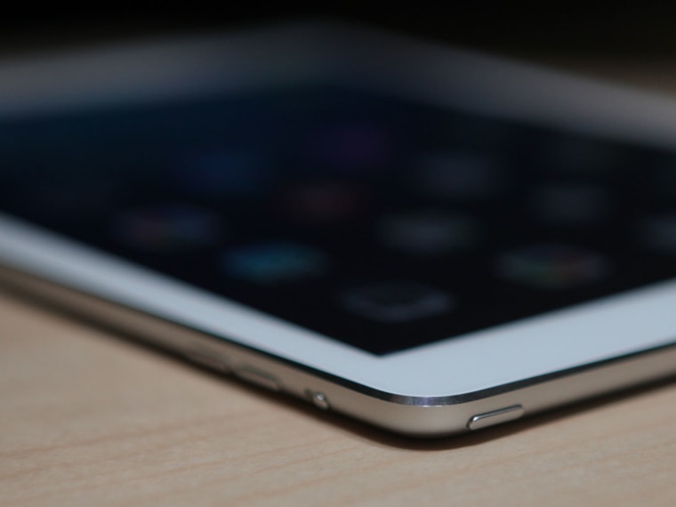 iPad Air on display at an Apple event in San Francisco on Oct. 22.