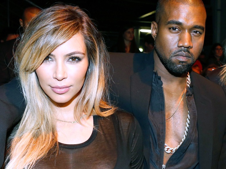 IMAGE: Kim Kardashian and Kanye West