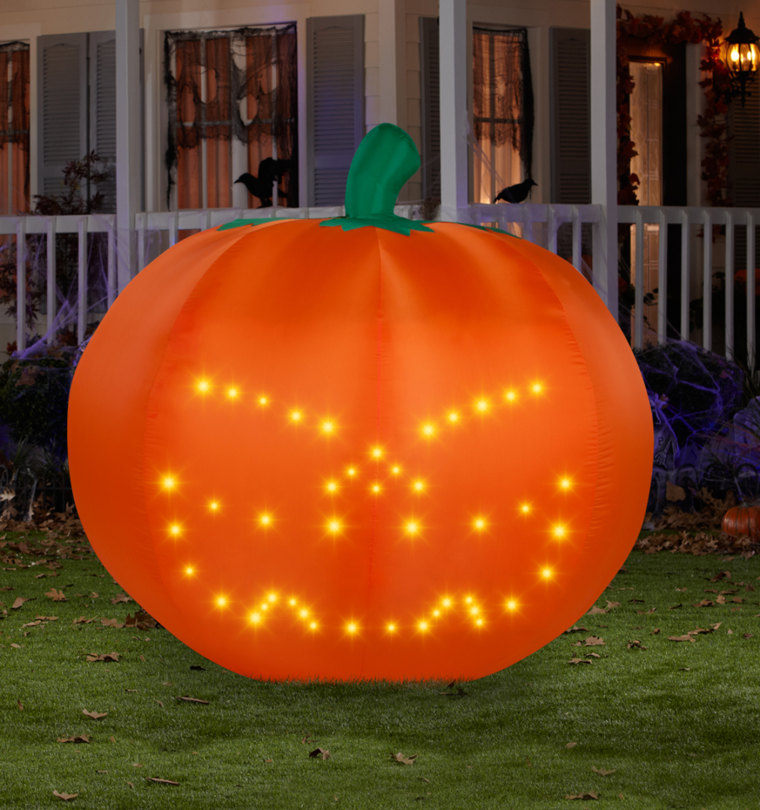 Inflatable Singing Pumpkin - The Home Depot