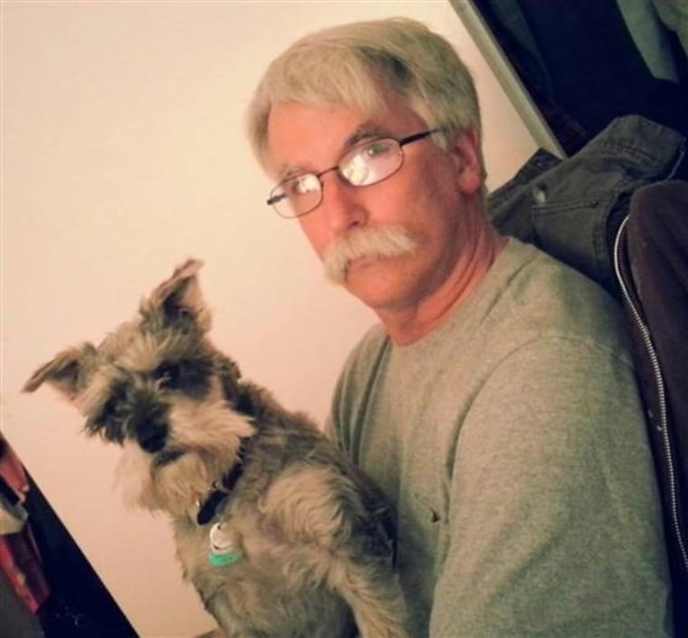 Jim Phelan and dog