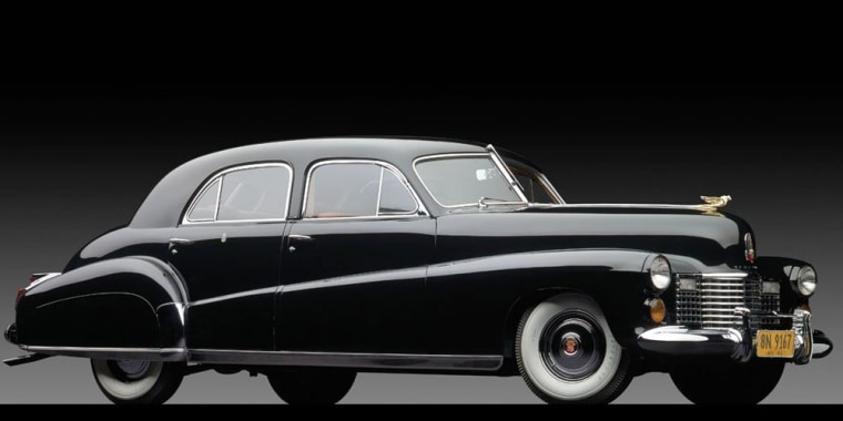 In this photo provided by Sotheby's, Wednesday, Oct. 23, 2013 in New York, is a 1941 Cadillac owned by the Duke and Duchess of Windsor. Dubbed \"The Du...