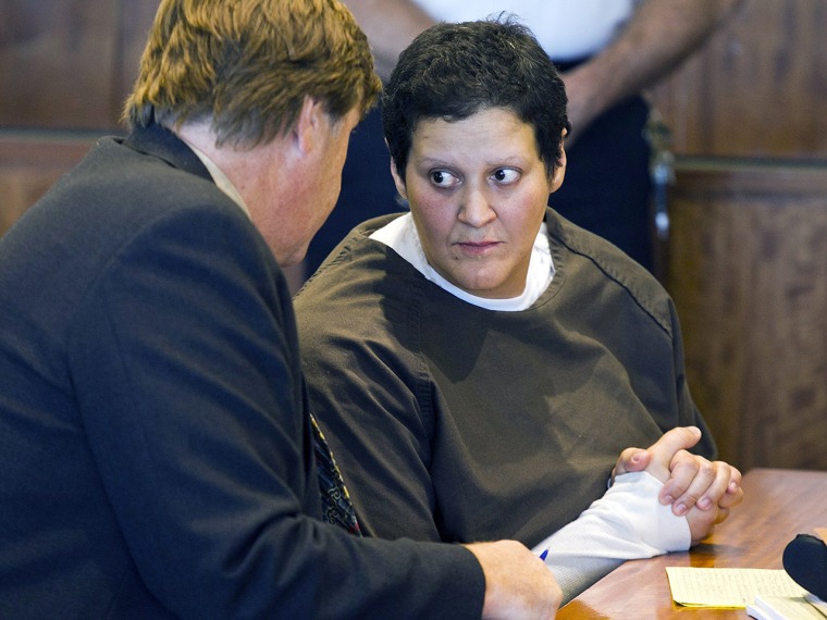 Tanya Singleton during her bail hearing Thursday in Bristol County Superior Court in Fall River, Mass.