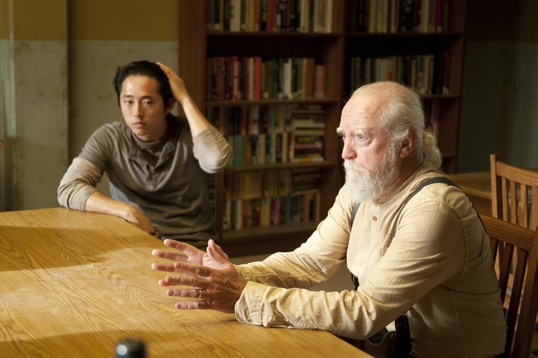 Image: Glenn, Hershel on \"Walking Dead\"