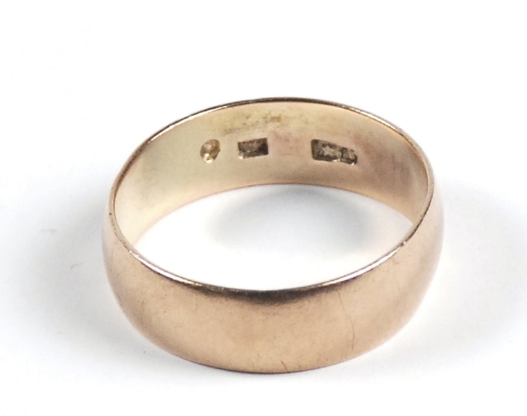 Lee Harvey Oswald's wedding band that he left at his wife's bedside the morning of the U.S. President John F. Kennedy's assassination.