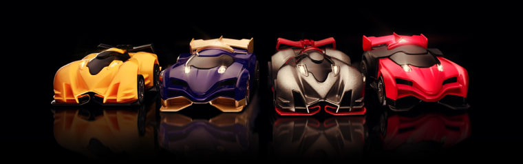 Anki Drive lets players battle and race against AI-controlled cars.