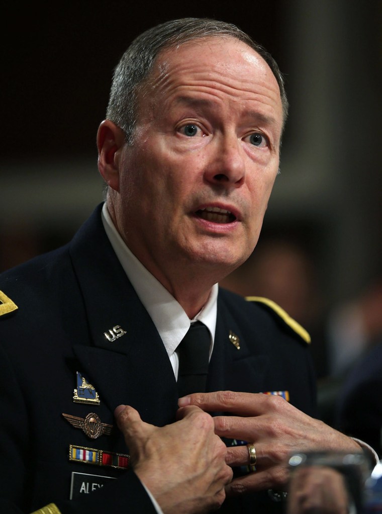 U.S. Army Gen. Keith Alexander, commander of the U.S. Cyber Command, director of the National Security Agency (NSA).