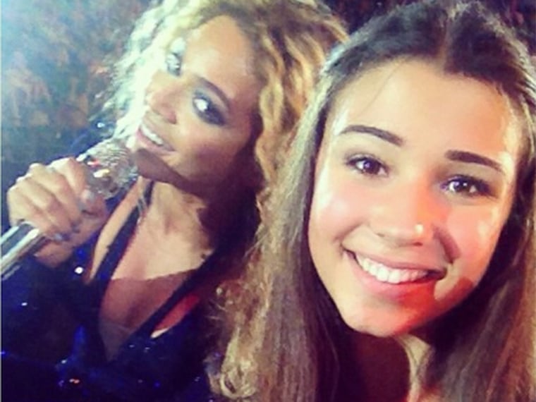 Beyonce and fan