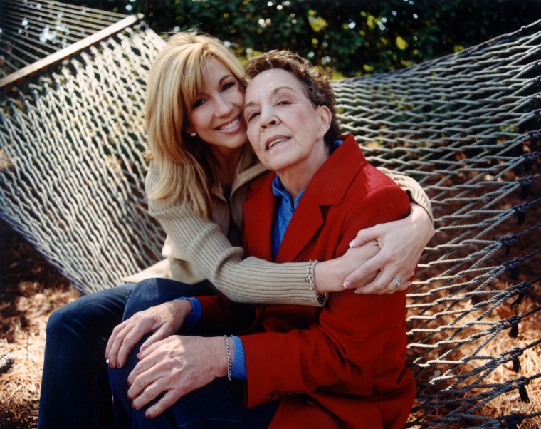Image: Leeza Gibbons and her mother