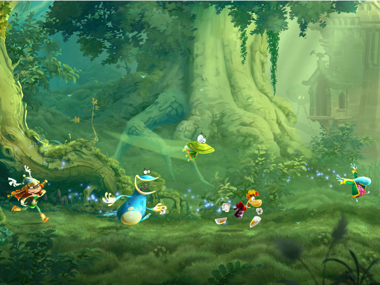 Live inside a crazy cartoon world in 'Rayman Legends